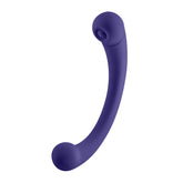Aluna Dual Stimulating Arc Vibrator - Dark Purple